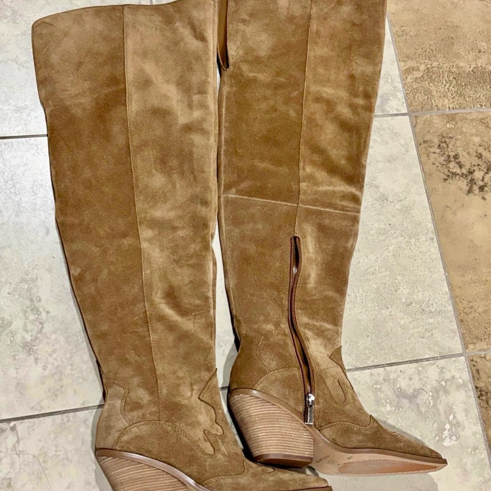 Vince Camuto Brown Over the Knee Boots